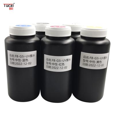 Cina 1L/bottiglia Ricoh G5i Inchiostro neutro UV duro adatto per custodia cellulare Ceramica di vetro in vendita