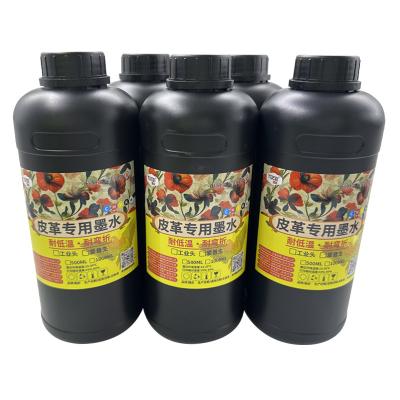 China Alta reproducción de color, suave y no bloqueante, fuerte adhesión, tinta UV de cuero, adecuada para Ricoh g5g6, Seiko, Toshi en venta