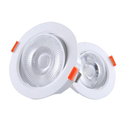 China Modern Good Quality 2 Years Warranty Round Plastic 3w 5w 7W 9W 12W Recessed Led Downlight Spotlight for sale