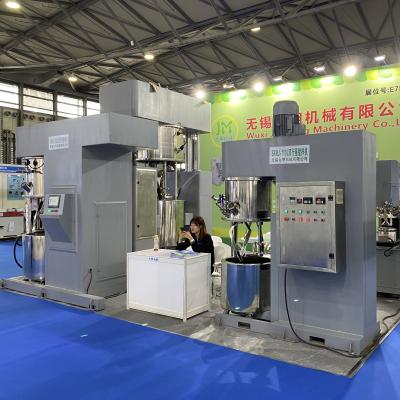 China Liquid With Hanging Glue Mixing Equipment Double Planet Solids Mixer Adhesive Silicone Adhesive Hot Melt Mixer for sale