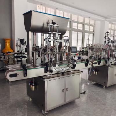 China Beverage Filling Machine Linear Capping Machine Labeling Machine With Conveyor Belt Connection for sale