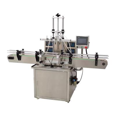 China New Design 4 Head Beverage Filling Machine China Automatic Metal Liquid Filling Capping Labeling Machine for sale