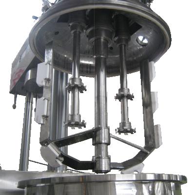 China Liquid With Suspended Solids Vacuum Emulsifying Machine High Speed ​​Disperser Homogenizer for sale