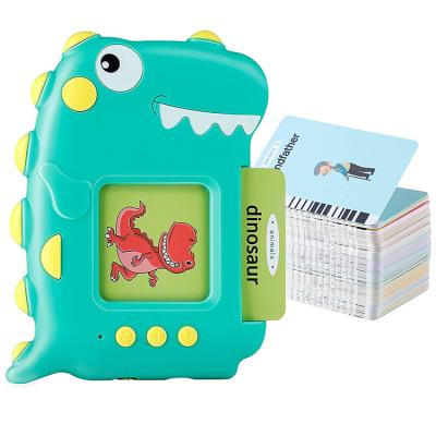 China Educational Children Printing Early Education Dinosaur English Arabic Language Education Device Machine Flash Card Reader For Kids for sale