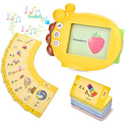 China Children Educational Flash Card Reader Toys Chinese English Electronic Talking Teaching Machine For Baby for sale