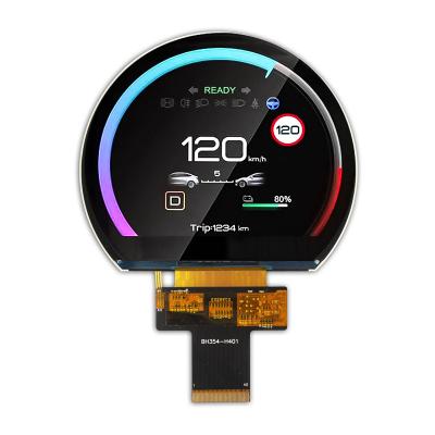 China 3.54 Inch Round LCD Panel 1000nits Brightness 40pin SPI RGB Interface for sale