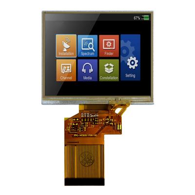 China 640*480 3.5 Inch TFT LCD Screen Resistive Touch Panel For Retro Handheld Game Console for sale