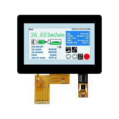 China 4.3 Inch LCD Touch Screen 480*272 Resolution 40Pin RGB Interface High Refresh Rate for sale