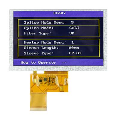 China 250nits Brightness 5 Inch TFT LCD Display Module With 40pin RGB Interface for sale