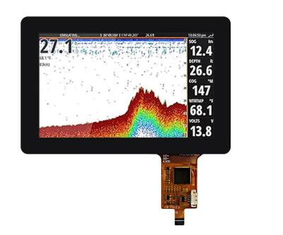 China 20pin LVDS IPS TFT LCD Display 5 Inch Capacitive Touch Screen 800*480 Resolution for sale