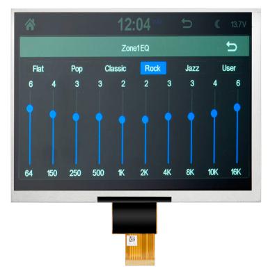 China Normally Black 8 Inch TFT LCD Screen TFT IPS LCD Display With Wide Temperature for sale