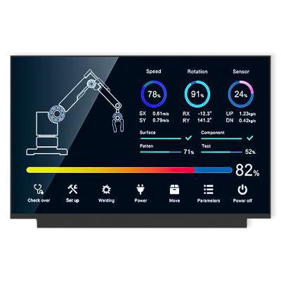 China Panel LCD TFT transmisor de 15,6 pulgadas con interfaz EDP de 30 pines de alto contraste en venta