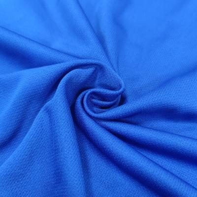 China Wicking Wholesale  150GSM Color customizable Soft 100% Polyester Mesh fabric for basketball sportswear t shirt for sale