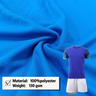 China Wicking Football Training Uniform Basketball Clothing Material 100% Polyester Knitted Active Wear Bird Eye Mesh Fabric for sale