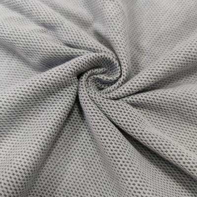 China Wicking Fashion Coat Jacket Material Breathable Pineapple grid net Jacquard knitted Fabric for sale