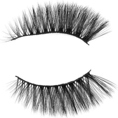 China Wholesale natural soft false eyelashes/custom made human packaging from Qingdao nicetime for sale