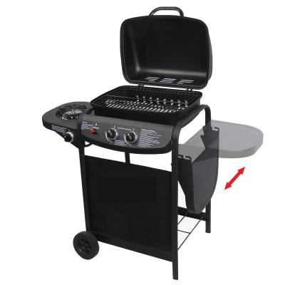 China Factory Product Low Moq Grill Head Indoor Gas Barbecue Easily Assembled Portable Rotating BBQ Grill for sale