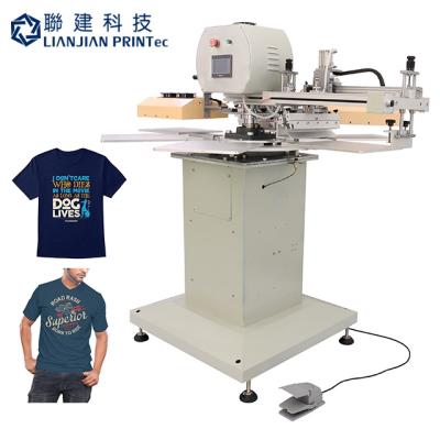 China Affordable Cost Silk Screen Printer for T-Shirts, Screen Printing for T-shirts, Bags with Drying Stations and Turning Worktables for sale