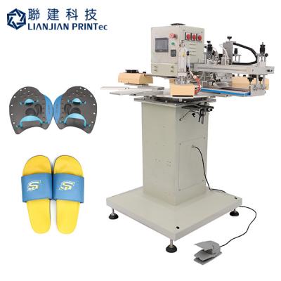 China Garment shops two color screen printer with rotary tables, high speed screen printing machine with affordable cost for sale