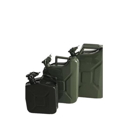 China Gasoline 5L 10L 20L Cold Rolled Plate American Style Jerry Can Fuel Can Gasoline Can Oil Cans for sale