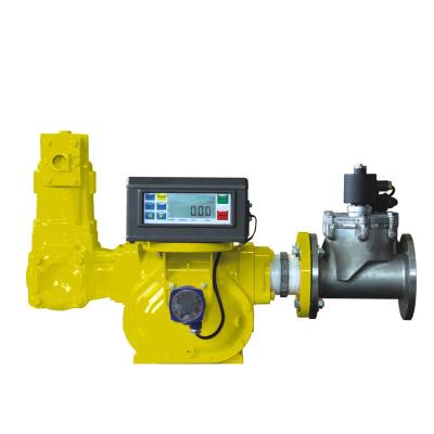 China Solid Quality M-series LC Diesel Fuel LPG Flow Meter With Valve 1.5