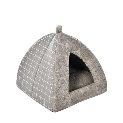 China Simple Design Viable Comfortable Soft Luxury Cat Bed Cave, Fashion Cat Bed for sale