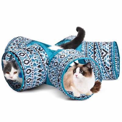 China Sustainable Activity Toy Cat Tunnel Tube Pet Cat Toys New Interactive Durable Pet Toys for sale