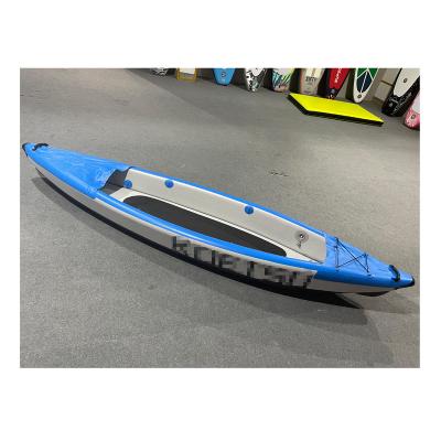 China 2022 Folding Kayak Wholesale Cheap Inflatable Kayak Factory PVC Drop Boat Stitch 2 Person for sale