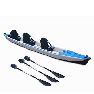 China PVC Inflatable Fishing Kayak 2 Person Sea Dropstitch Kayak Blow Up Kayak 1 Person Kayak for sale