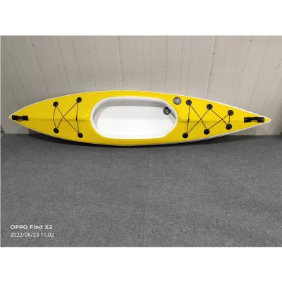 China PVC China Fishing Modular Sea Kayak 2 Person Drop Stitch Inflatable Kayak Factory Customized for sale