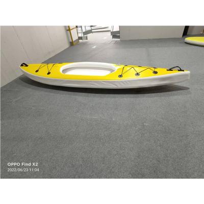 China Cheap PVC Sit On Top Rowing Boat Inflatable Fishing Kayak For Sale for sale