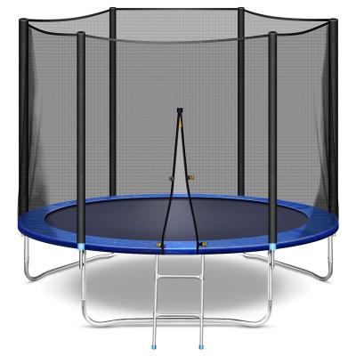 China Without Protective Net Manufacturers 10Ft Outdoor 14Ft Indoor Gym Fitness Sets Equipment With Round Foldable Safety Net Mini Trampolines for sale