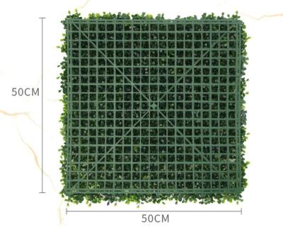 China High Quality Environmentally Friendly Artificial Plastic Artificial Fence Mat Boxwood Hedge Green Wall for sale