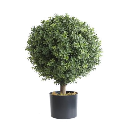 China Simple topiary boxwood boxwood plant spiral finishing artificial ball outdoor decorationartificial for sale