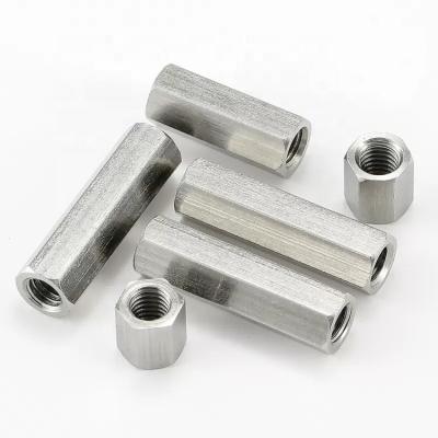 China Stainless steel Zinc Plated Stainless Steel M2 M2.5 M3 M4 M5 M6 Female Threaded Long Hex Coupling Nut PCB Standoff Spacer for sale