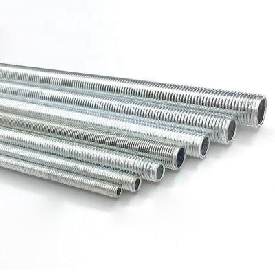 China Healthcare Wholesale Zinc Plated Iron M6 M8 M10 M12 M14 M16 M18 M20 Lamp Pipe Rod Outer Full Threaded Hollow Rod for sale