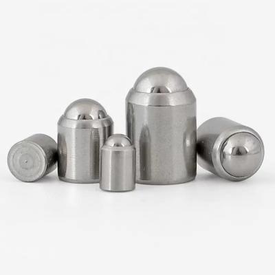 China Stainless steel 304 Stainless Steel D2-D12 Drop Set Locating Lock Press Fit Loaded Ball Spring Plunger Without Collar for sale