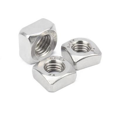 China Heavy Industry 304/201Stainless Steel Square Welded Nuts M3 M4 M5 M6 M8 M10 for sale