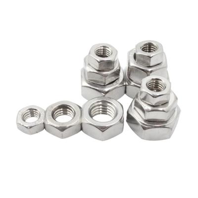 China Oil & Gas Wholesale DIN934 201 304 316 Stainless Steel Hexagon Nuts M3 M4 M5 M6 M8 M10 M12 M14 M16-M48 for sale