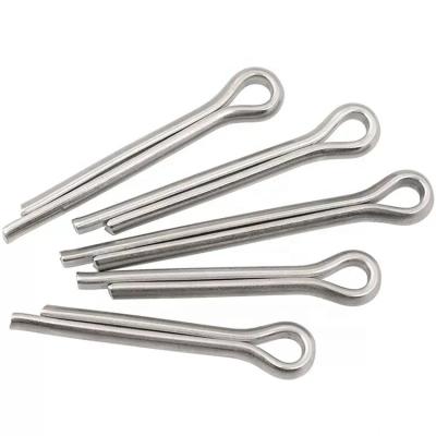 China 304 Stainless Steel Wholesale GB91 Diameter 1.5-10mm 304 Round Stainless Steel Split Types Cotter Pins for sale