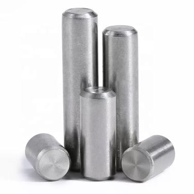 China 304 Stainless Steel In Stock GB119 Diameter 1mm-12mm Round Cylindrical Metal 304 Stainless Steel Dowel Pins for sale