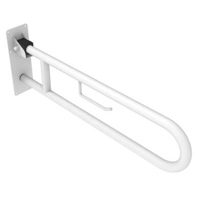 China Modern 304 Stainless Steel Flip Up Grab Bars With Paper Backing for sale