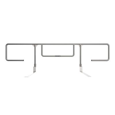 China 304 Metal Stainless Steel Bed Rail With Tracks For Hospital Bed for sale