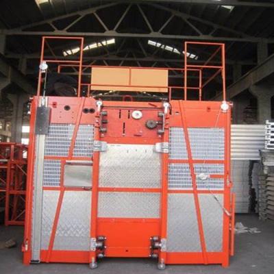 China Building Construction SC 200 Elevator Construction Building Crane Double Cage Support Cage Materials Lift Tower Crane Construction Hoist Lift for sale