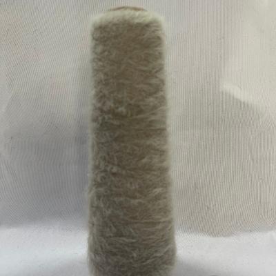 China Light 1.8 Cameo Brown Feather Crochet Yarn in Ring Spun Acrylic Nylon Manufacturer Directly Supply for Knitting for sale