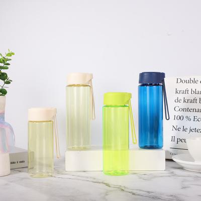 China Viable Leak Proof Plastic BPA Free Reusable Sports Water Bottle 500ml With Straw for sale