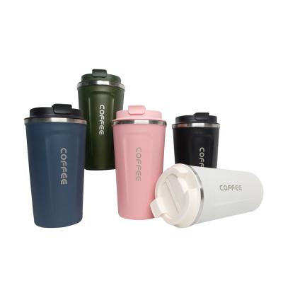 China Sustainable Travel Coffee Mug Stainless Steel Vacuum Coffee Tumbler Double Walled Car Mug for sale