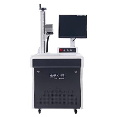 China Air Cooled 3D Metal Fiber Laser Marking Machine for Engraving and Marking Deep Curved Surface with High Precision for sale