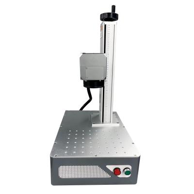 China Air Cooled Mini Mark Raycus 20W 30W Fiber Laser Marking Machine For Ready Shipping for sale