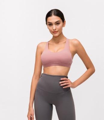 China Custom Logo Breathable Bra Shapewear Quick-drying Breathable Top Yoga Clothes Coat Sports Invest For Woman Feminine for sale